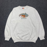 Grey American Outdoorsman Jumper Men's Medium