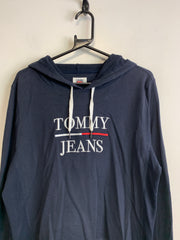 Navy Tommy Hilfiger Hoodie Women's large