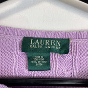 Purple Lauren Ralph Lauren Jumper Sweater Womens Medium