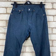 Dark Blue Levi's 501 Straight Leg Jeans W31