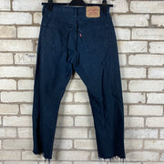 Dark Blue Levi's 501 Straight Leg Jeans W31