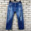 Blue Levi's Straight Leg Denim Jeans W36