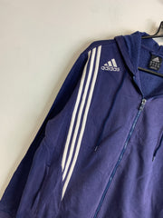 Navy Adidas Hoodie Men's Large