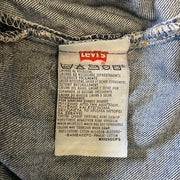 Blue Levi's Straight Leg Denim Jeans W36