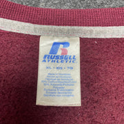 Vintage 90s Pink Russell Athletic Blank Jumper Men's XL