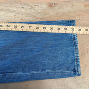 Blue Levi's 501 Straight Leg Denim Jeans W34