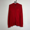 Red Full Zip Tommy Hilfiger Sweater Knit XL Womens