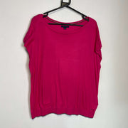 Pink Tommy Hilfiger Knit Jumper Sweater Womens XL