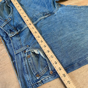 Blue Levi's 501 Straight Leg Denim Jeans W34