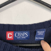 Navy Chaps Knitwear Jumper Sweater 2XL