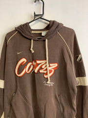 00s Brown Nike Cortez Hoodie Men's Large