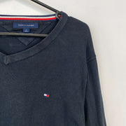 Navy Tommy Hilfiger Jumper Sweater Medium