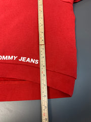 Red Tommy Hilfiger Sweatshirt Women's Small