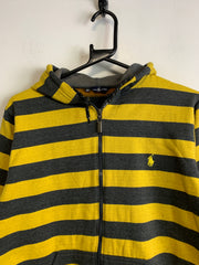 Bootleg Black and Yellow Ralph Lauren Hoodie Youth's Large