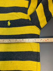 Bootleg Black and Yellow Ralph Lauren Hoodie Youth's Large