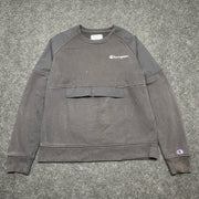 Black Champion Jumper Men's Medium