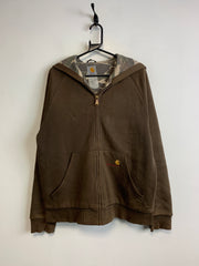 Brown Carhartt Hoodie Men's Large