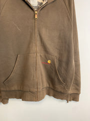 Brown Carhartt Hoodie Men's Large