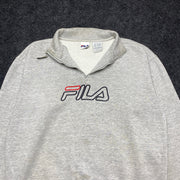 Grey Fila Jumper Men's Large