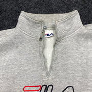 Grey Fila Jumper Men's Large