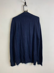 Navy Lacoste Knitwear Sweater Men's Large