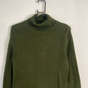 Green Lauren Ralph Lauren Turtleneck Sweater Knit Womens XL