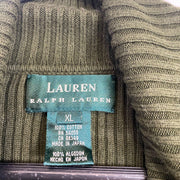 Green Lauren Ralph Lauren Turtleneck Sweater Knit Womens XL