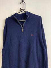 Navy Knitwear Chaps Knitwear Sweater Men's XL