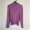 Purple Lauren Ralph Lauren Knit Jumper Sweater Turtleneck Womens Large