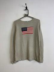 Grey Flag Knitwear Sweater Women's Large