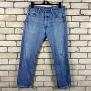 Blue Levi's 501 Denim Jeans W33