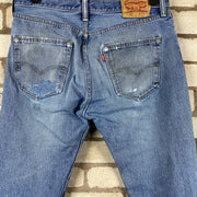 Blue Levi's 501 Denim Jeans W33