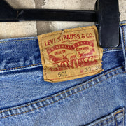 Blue Levi's 501 Denim Jeans W33