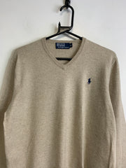 Beige Polo Ralph Lauren Knitwear Sweater Women's XL