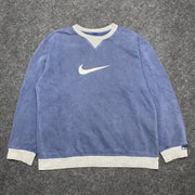 00s Blue Nike Jumper Women's Large