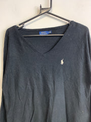 Black Polo Ralph Lauren Jumper Women's Medium