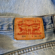 Blue Levi's 550 Denim Jeans W36