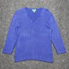 Purple Ralph Lauren Knitted Jumper Women's Large