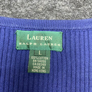 Purple Ralph Lauren Knitted Jumper Women's Large