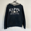 Black Vintage Kappa Hoodie Pullover Medium