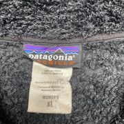 Black Patagonia Fleece Jacket Women's XL