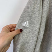 Grey Adidas Hoodie Women's Medium