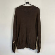 Brown Chaps Ralph Lauren Knit Jumper XL