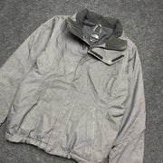 Grey North Face Jacket Women's Medium