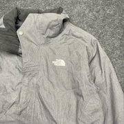 Grey North Face Jacket Women's Medium