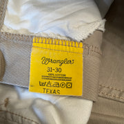 Light Khaki Wrangler Jeans W32