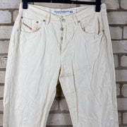 Y2K White Diesel Industry Jeans W38