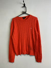 Orange Ralph Lauren Cable Knitwear Sweater Women's XL