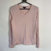 Pink Tommy Hilfiger Knit Jumper Sweater Womens Small