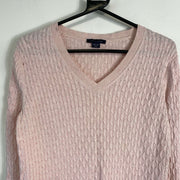 Pink Tommy Hilfiger Knit Jumper Sweater Womens Small